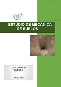 Estudio de mecánica de suelos