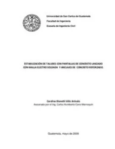 estabilizacion de taludes